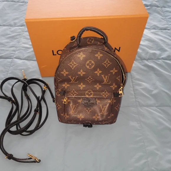 Louis Vuitton Palm SPRINGS Mini Brown Monogram Backpack - Picture 3 of 15